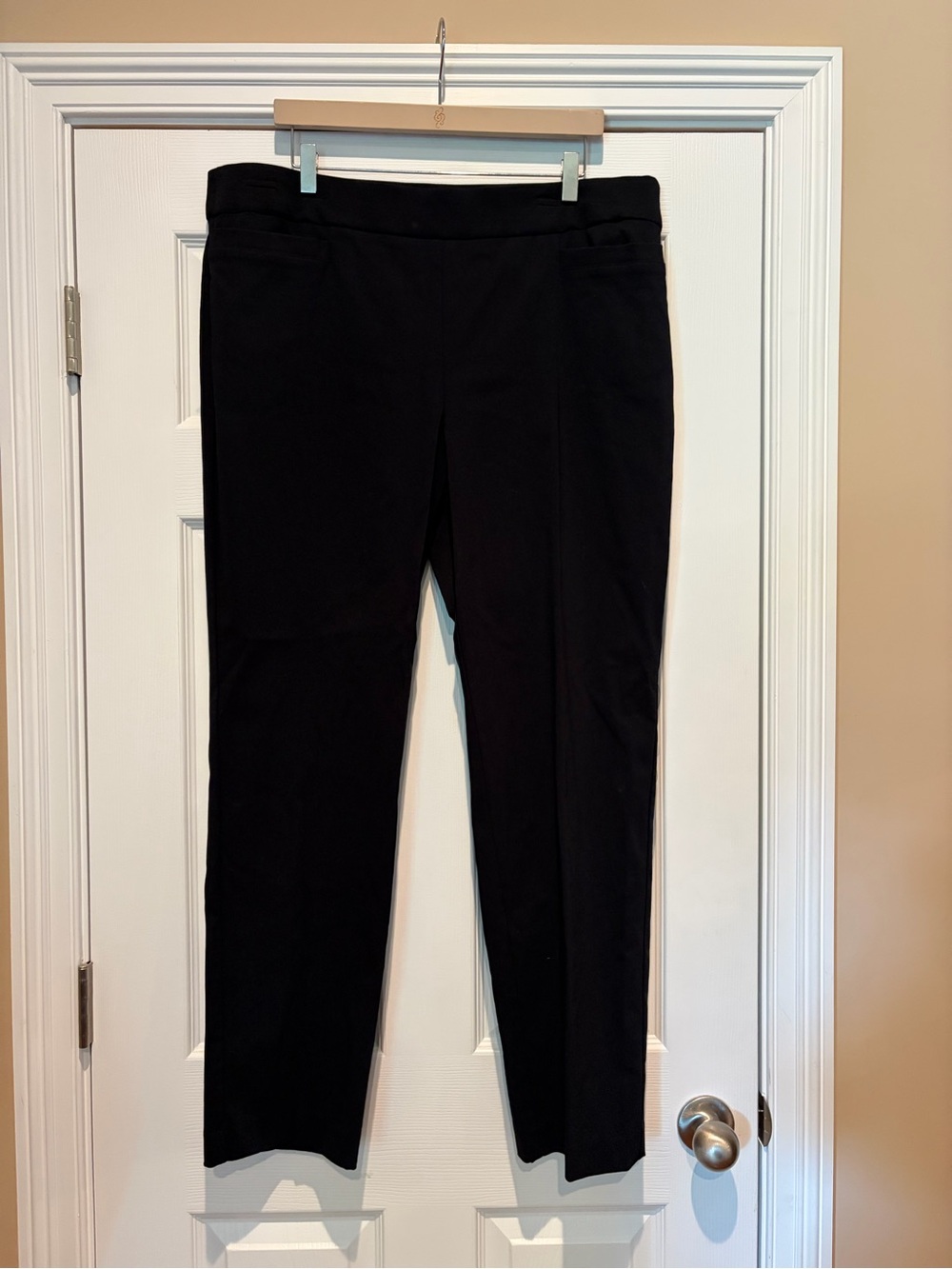 Kim Rogers Black Pull On Dress Pants